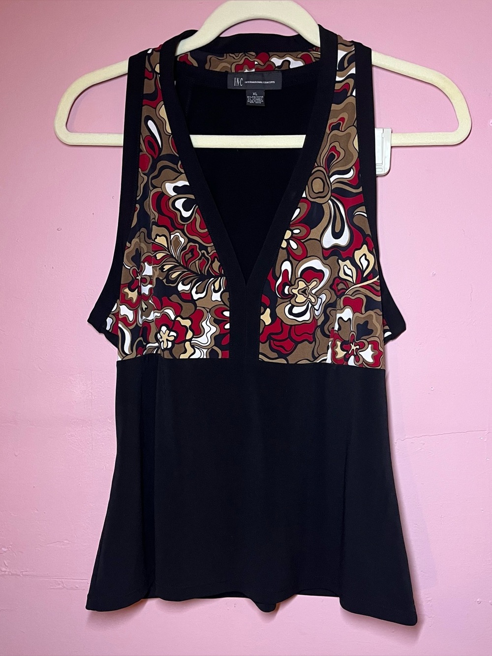 INC International Concepts blouse shirt vintage y2k 90s 
Size XL